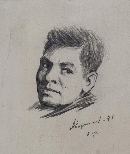 Елфимов А.П. Автопортрет. 1945 Елфимов А.П. Автопортрет. 1945